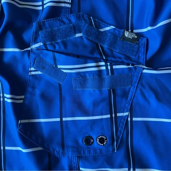 The North Face Men's Polyester Board Shorts Swim Trunks Blue Stripes Sz 32 - Picture 8 of 9